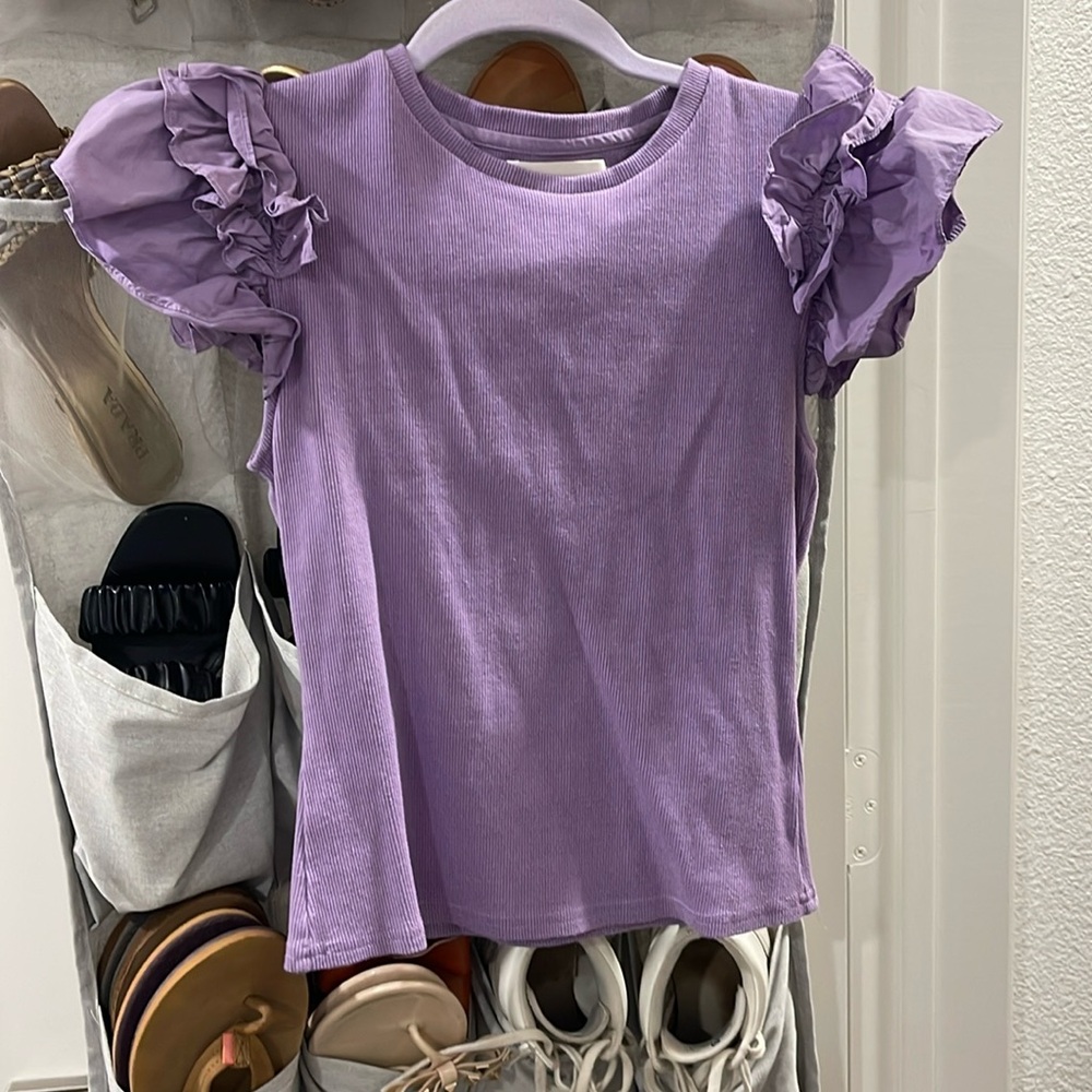 Purple Anthropologie Top